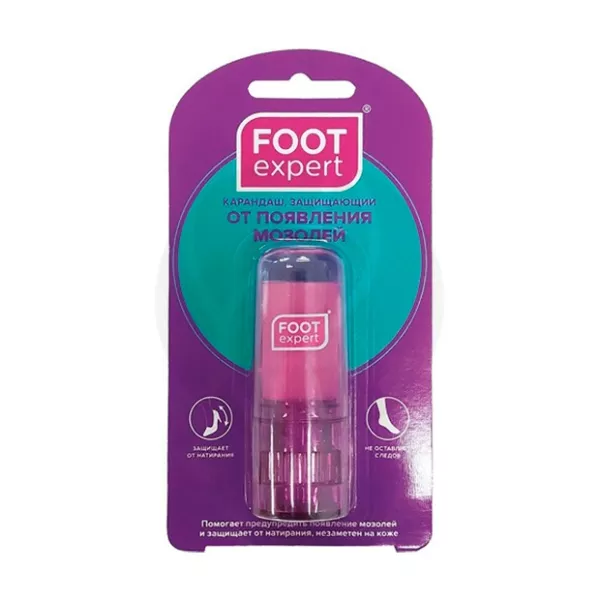 Изображение товара Foot Expert карандаш от мозолей для защиты и профилактики 8мл незаметный к паспорту обуви