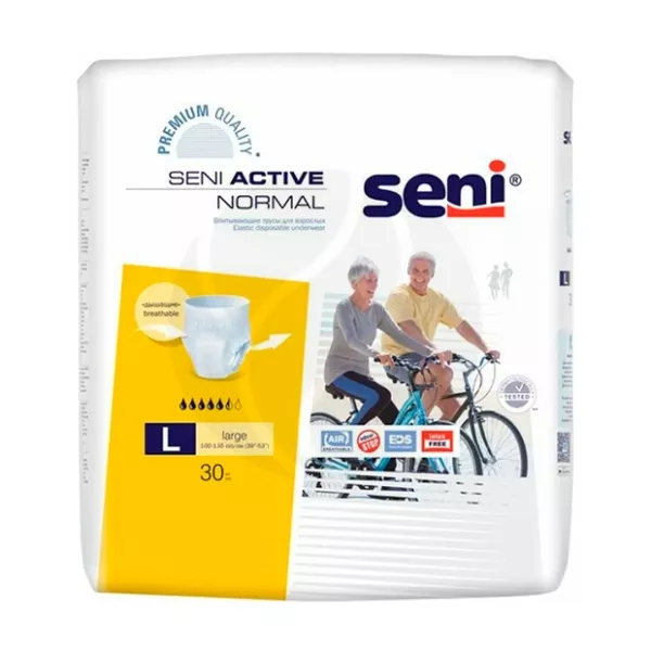 Изображение товара Впитывающие одноразовые трусы Seni Active Normal L 100-135см Польша