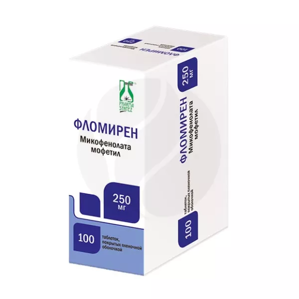 Фломирен таблетки покрыт. п/о 250мг, №100