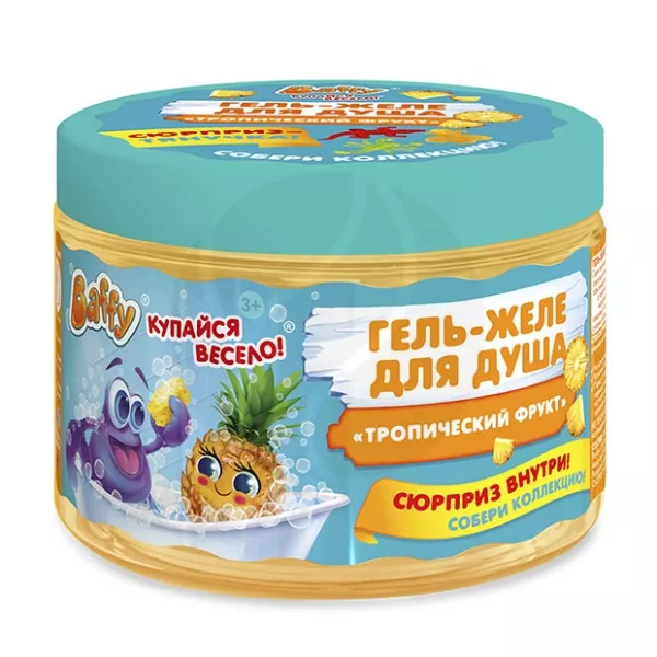 Изображение товара Baffy гель-желе для душа Тропический фрукт с сюрпризом 300мл