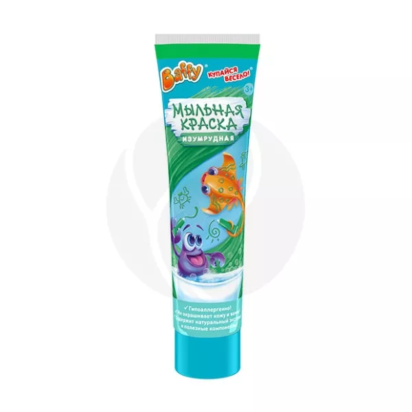 Baffy краска мыльная изумрудная (с 3 лет), 85мл