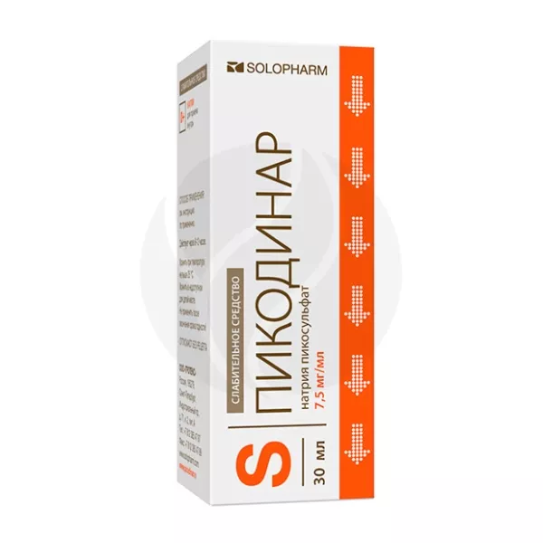 Изображение товара Пикодинар капли д/приема внутрь 7 5 мг/мл 30 мл Россия