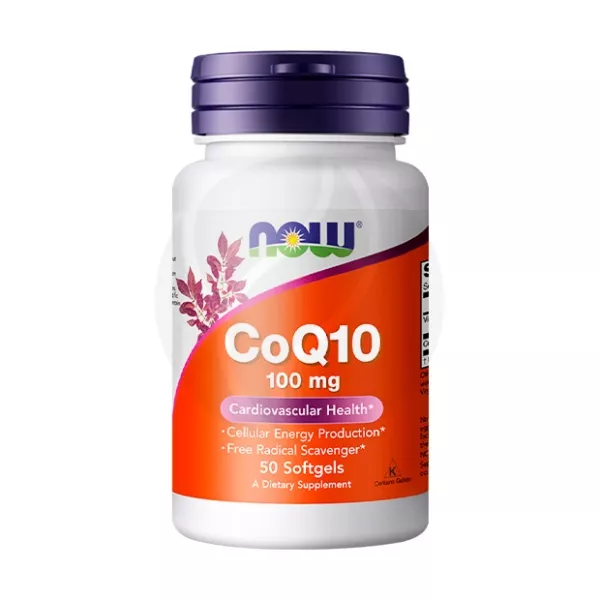 NOW Коэнзим Q10 кофермент капсулы, №50