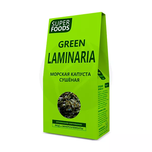 Изображение товара Морская капуста сушеная 100г натуральный продукт полезное питание