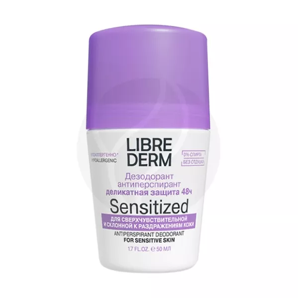 Librederm Sensitized дезодорант-антиперспирант 48 часов для чувствительной кожи, 50мл