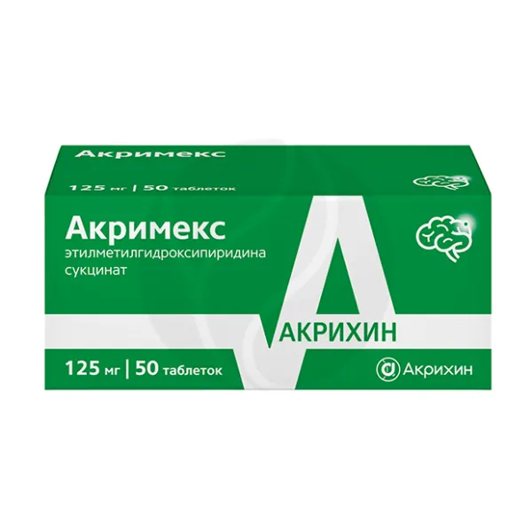 Изображение товара Акримекс таблетки покрыт. п/о 125мг, №50 Изображение товара Акримекс таблетки покрыт. п/о 125мг, №50