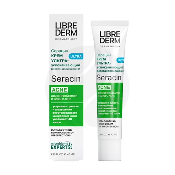 Изображение товара Librederm Seracin ультрауспокаивающий крем против несовершенств 40мл