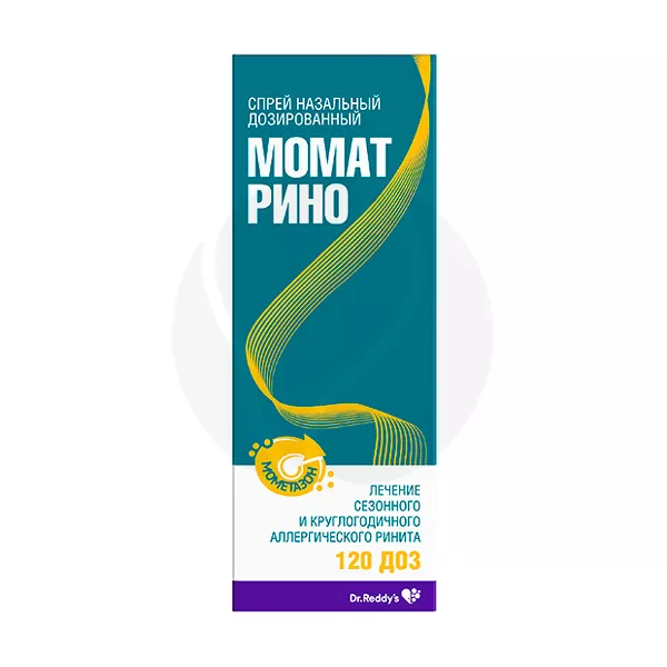 Изображение товара Момат Рино спрей назальный дозированный 50 мкг 120 доз