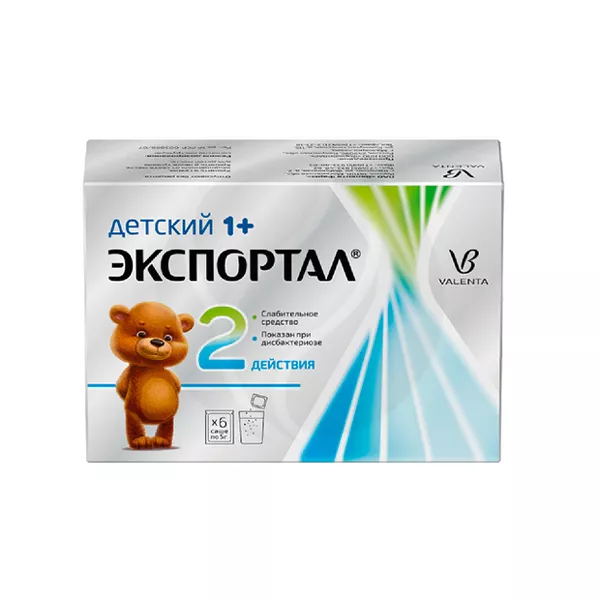 Изображение товара Порошок для приготовления раствора Экспортал® - мягкое слабительное для кишечника Изображение товара Порошок для приготовления раствора Экспортал® - мягкое слабительное для кишечника