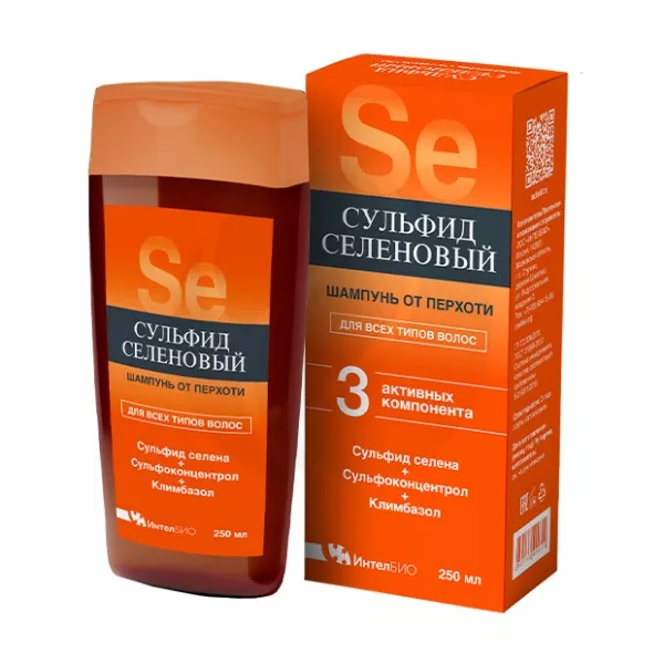 Изображение товара Сульфидселеновый шампунь от перхоти 250 мл с противогрибковым действием