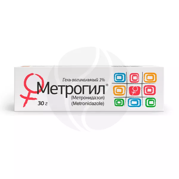 Метрогил гель вагинальный с аппликат. 1%, 30г