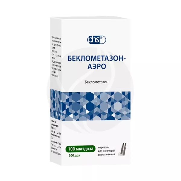 Беклометазон-Аэро аэроз. д/ингал. доз. 100мкг/доза, 200доз