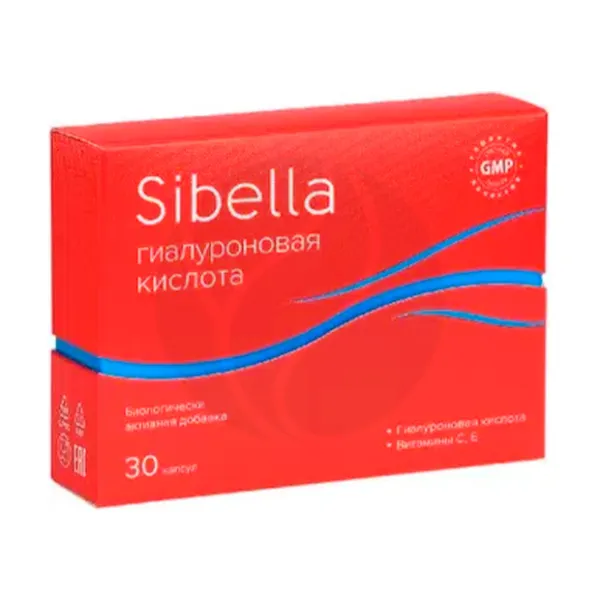 Sibella Гиалуроновая кислота капсулы, №30