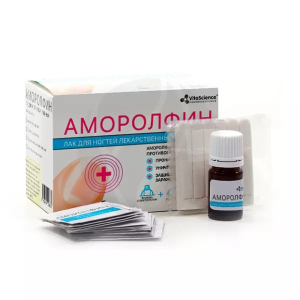Изображение товара Vitascience Аморолфин лак для ногтей 5% 2,5 мл противогрибковое средство