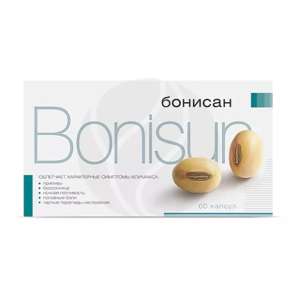 Изображение товара Бонисан капсулы для симптомов климакса 60 шт натуральный экстракт соевых изофлавонов Изображение товара Бонисан капсулы для симптомов климакса 60 шт натуральный экстракт соевых изофлавонов