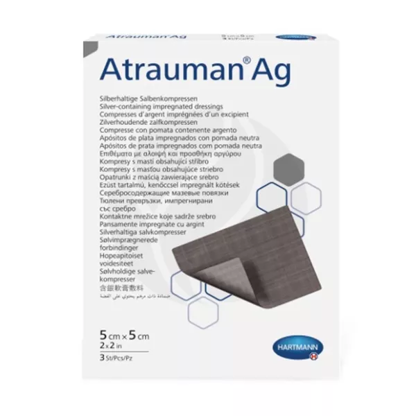 Изображение товара Hartmann Atrauman Ag повязка стерильная (5 *5 см), №3