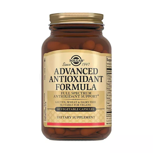 Изображение товара Solgar Антиоксидантная формула капсулы, №60 Изображение товара Solgar Антиоксидантная формула капсулы, №60