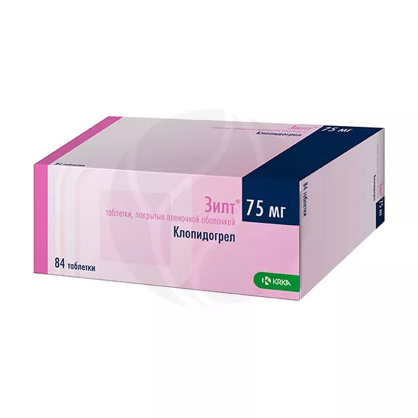 Изображение товара Клопидогрел 75 мг покрытые оболочкой Крка-Рус Изображение товара Клопидогрел 75 мг покрытые оболочкой Крка-Рус