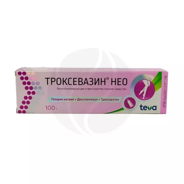 Изображение товара Гель Троксевазин Нео для наружного применения, 100 г, Болгария