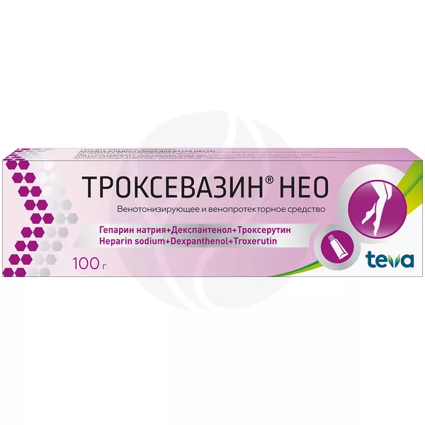 Изображение товара Гель Троксевазин Нео для наружного применения, 100 г, Болгария