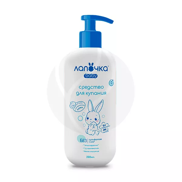 Изображение товара Лапочка средство для купания от макушки до пяток (0+), 250мл Изображение товара Лапочка средство для купания от макушки до пяток (0+), 250мл