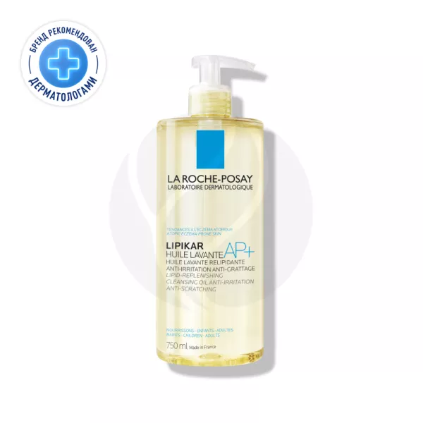 La Roche-Posay Lipikar OIL AP+ масло для душа липидовосполняющее смягчающее, 750мл