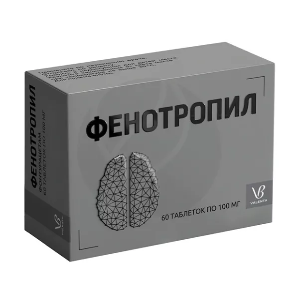 Изображение товара Фенотропил таблетки 100мг No60 - ноотропное лекарство для улучшения памяти и концентрации Изображение товара Фенотропил таблетки 100мг No60 - ноотропное лекарство для улучшения памяти и концентрации