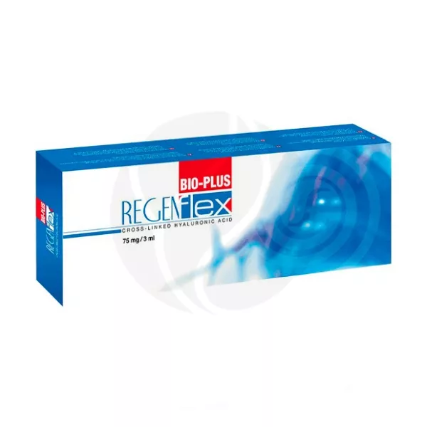 Изображение товара Regenflex Bio-Plus протез синовиальной жидкости 2,5% (75мг/3мл), №1 Изображение товара Regenflex Bio-Plus протез синовиальной жидкости 2,5% (75мг/3мл), №1