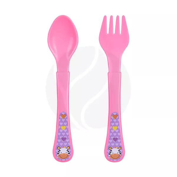 Изображение товара Курносики набор ложечка и вилочка (4+мес), цвет в ассортименте Изображение товара Курносики набор ложечка и вилочка (4+мес), цвет в ассортименте