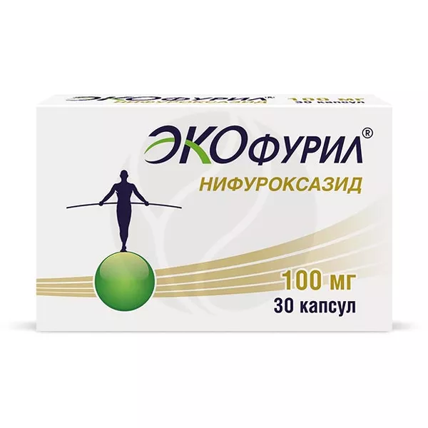 Изображение товара Экофурил капсулы 100мг, №30 Изображение товара Экофурил капсулы 100мг, №30