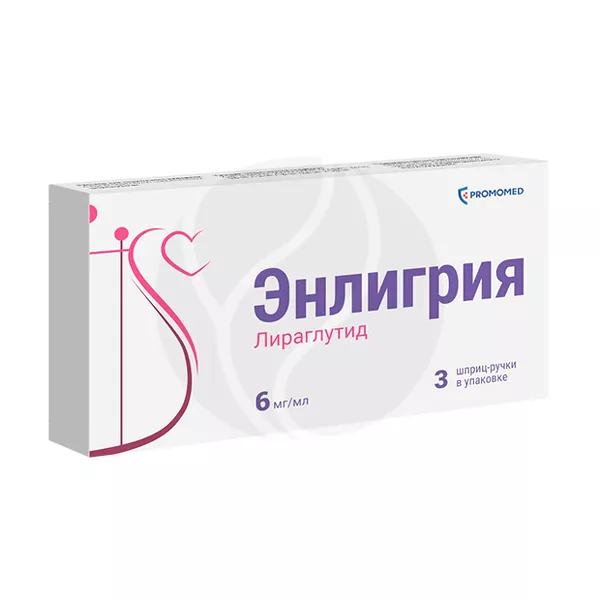 Изображение товара Энлигрия раствор для подкожного введения 6 мг/мл 3 мл №3 Россия Изображение товара Энлигрия раствор для подкожного введения 6 мг/мл 3 мл №3 Россия