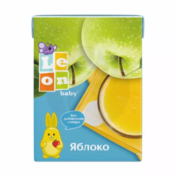 Изображение товара Leon Baby сок яблочный (3+), 200мл