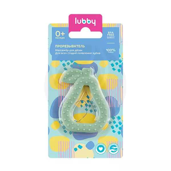 Изображение товара Lubby прорезыватель (0+), цвет в ассортименте