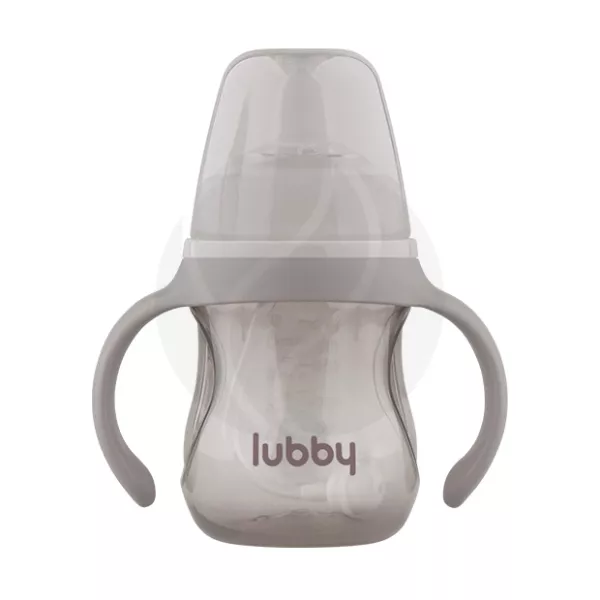 Lubby поильник-непроливайка с мягким носиком (6+мес), 180мл