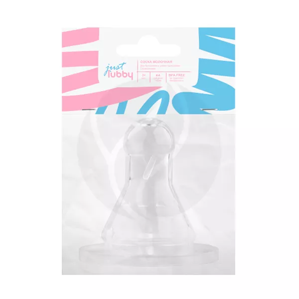Изображение товара Силиконовая соска среднего потока для бутылочек от 3 месяцев Lubby Изображение товара Силиконовая соска среднего потока для бутылочек от 3 месяцев Lubby