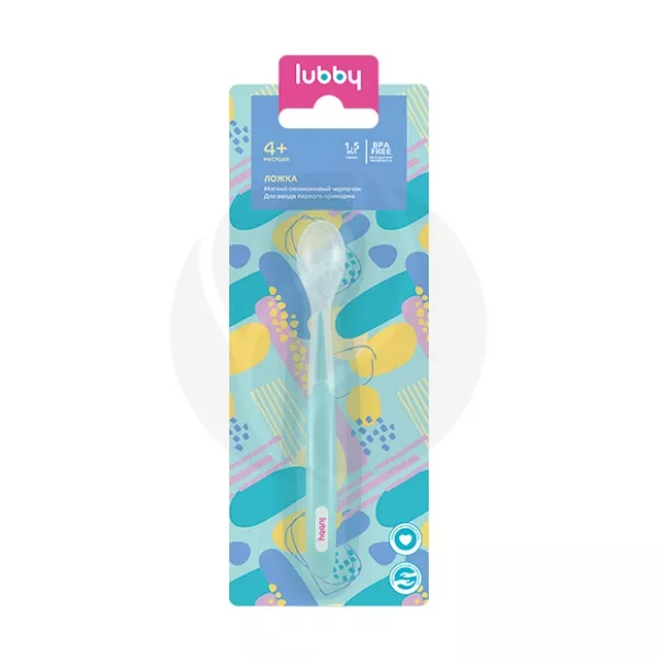 Изображение товара Lubby ложка для кормления для детей от 4 месяцев
