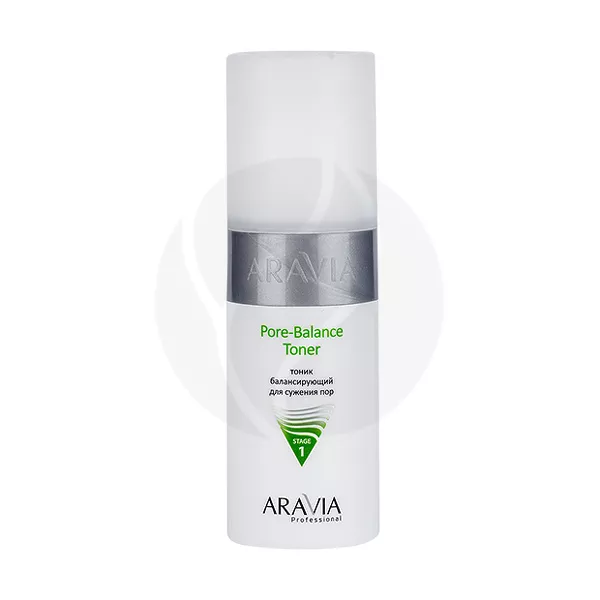 Изображение товара Aravia Professional Pore-Balance Toner тоник балансирующий для сужения пор для жирной и проблемной кожи, 150мл Изображение товара Aravia Professional Pore-Balance Toner тоник балансирующий для сужения пор для жирной и проблемной кожи, 150мл