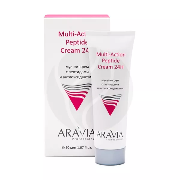 Изображение товара Мульти-action крем с пептидами и антиоксидантами Aravia Professional 50мл