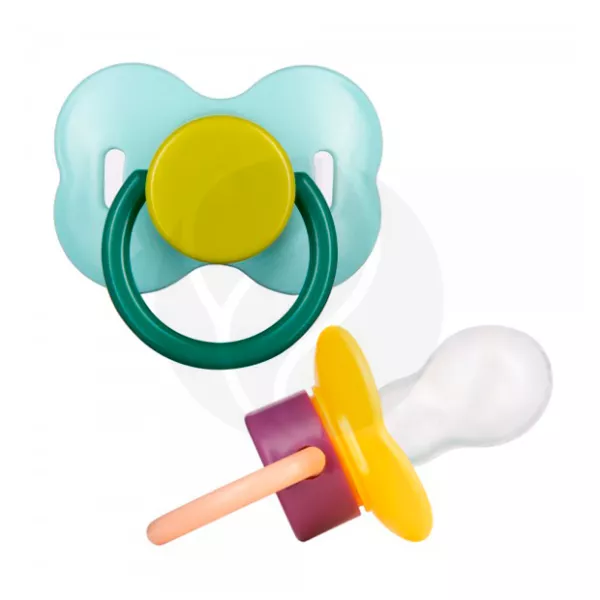 Пома соска-пустышка силиконовая круглой формы (10+ мес)цвет в ассортименте