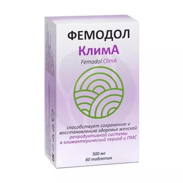 Изображение товара Фемодол Клима таблетки для облегчения симптомов менопаузы 60 шт
