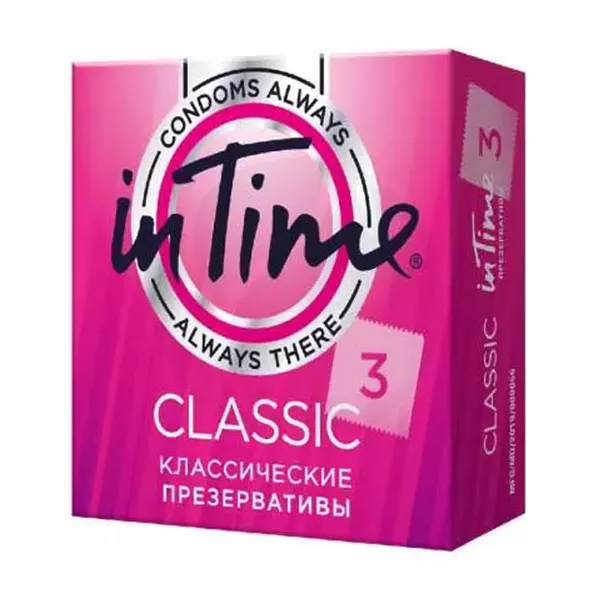 Изображение товара In Time Classic презервативы классические, 3шт Изображение товара In Time Classic презервативы классические, 3шт