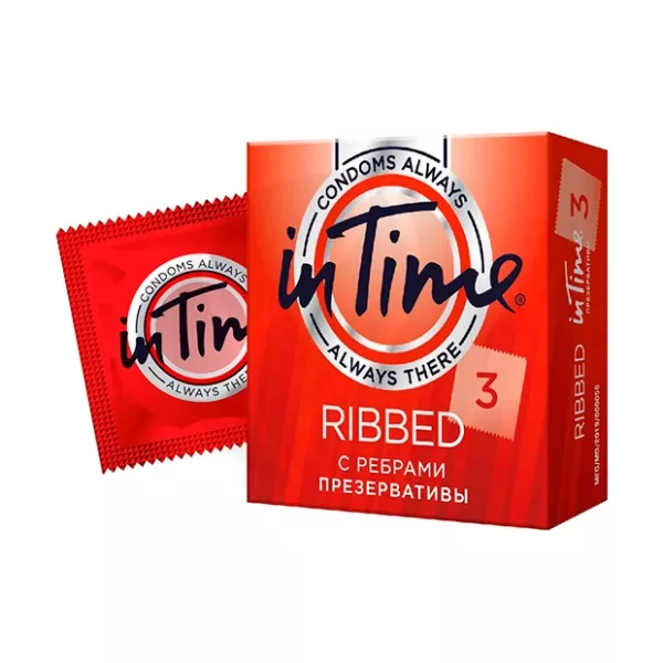 In Time Ribbed презервативы с ребрами, №3