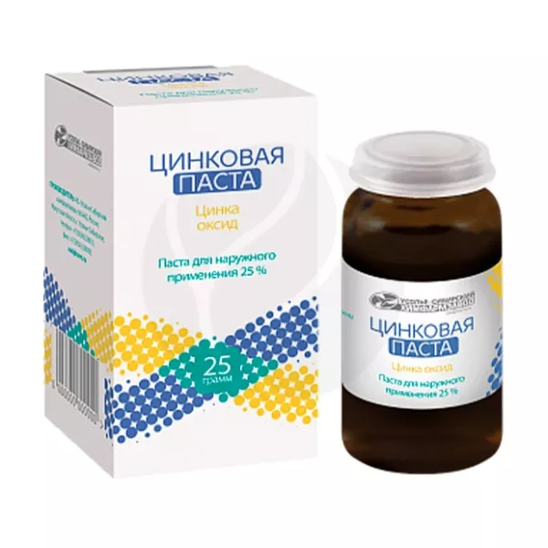 Изображение товара Цинковая паста д/наружн. прим. 25%, 25г