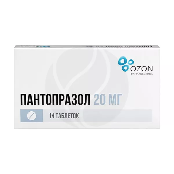 Изображение товара Пантопразол таблетки покрыткишейнорастворимые 20 мг №14 Россия Изображение товара Пантопразол таблетки покрыткишейнорастворимые 20 мг №14 Россия