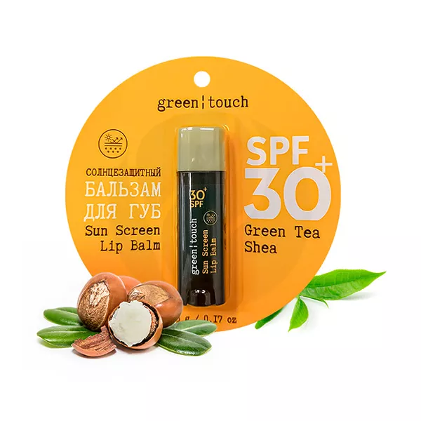 Изображение товара Green touch бальзам для губ Зеленый чай SPF 30, 4,8г Изображение товара Green touch бальзам для губ Зеленый чай SPF 30, 4,8г