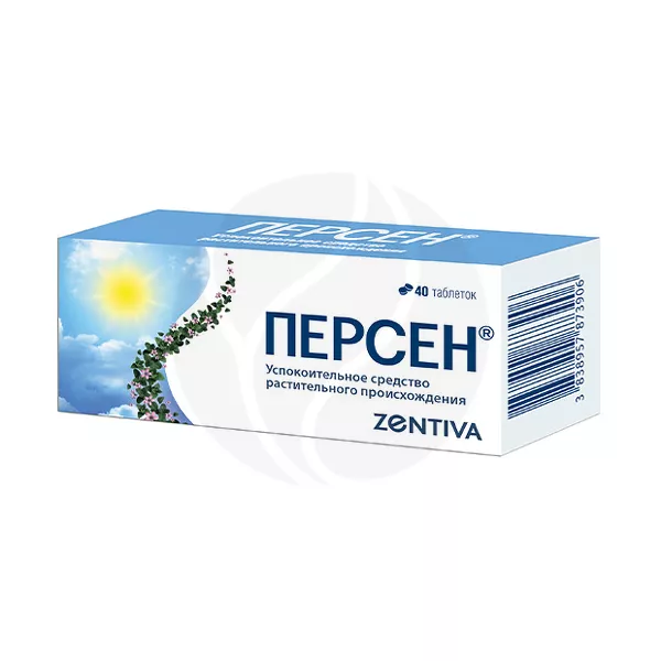 Изображение товара Персен таблетки п/о 40 шт растительное седативное средство