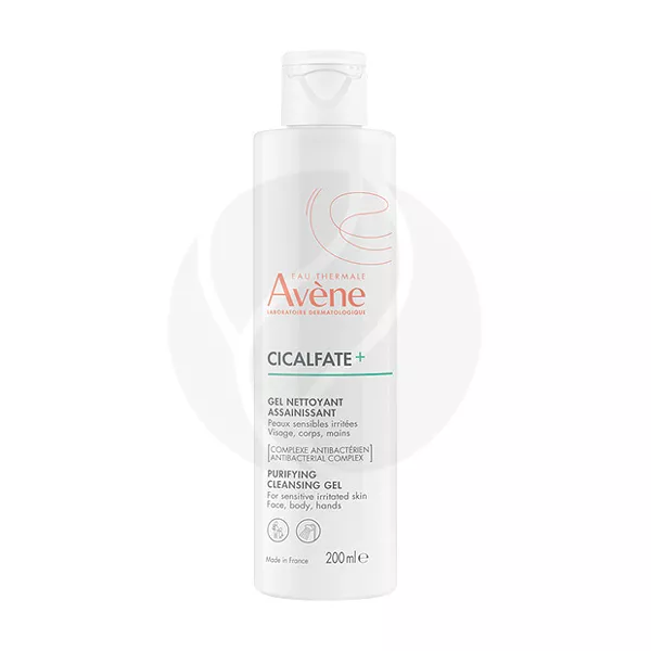 Изображение товара Avene Cicalfate + очищающий гель, 200мл Изображение товара Avene Cicalfate + очищающий гель, 200мл