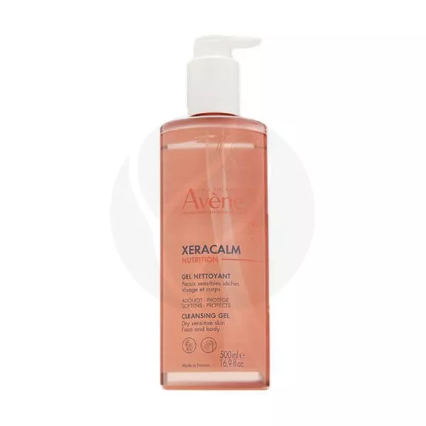 Изображение товара Avene Xeracalm Nutrition Легкий питательный очищающий гель, 500мл Изображение товара Avene Xeracalm Nutrition Легкий питательный очищающий гель, 500мл