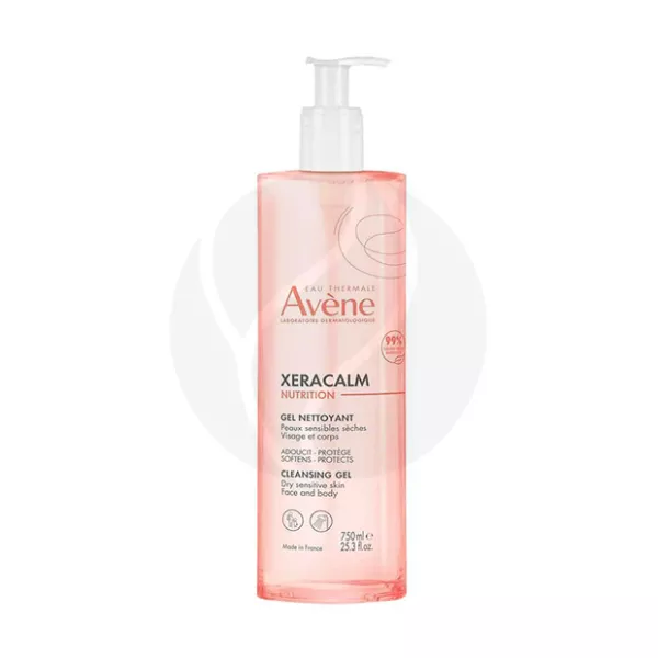 Изображение товара Avene Xeracalm Nutrition Легкий питательный очищающий гель 750мл