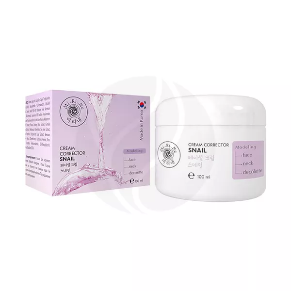 Изображение товара Mi-Ri-Ne Snail моделирующий крем-корректор для лица, шеи и декольте, 100мл Изображение товара Mi-Ri-Ne Snail моделирующий крем-корректор для лица, шеи и декольте, 100мл